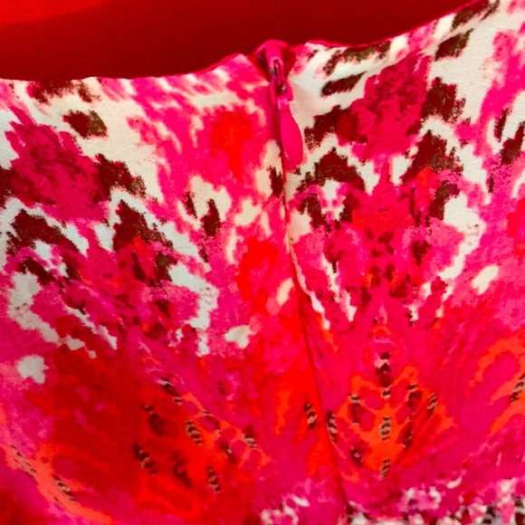 dress barn 18 W diamond pinks ,burgundy , dress - Picture 7 of 16